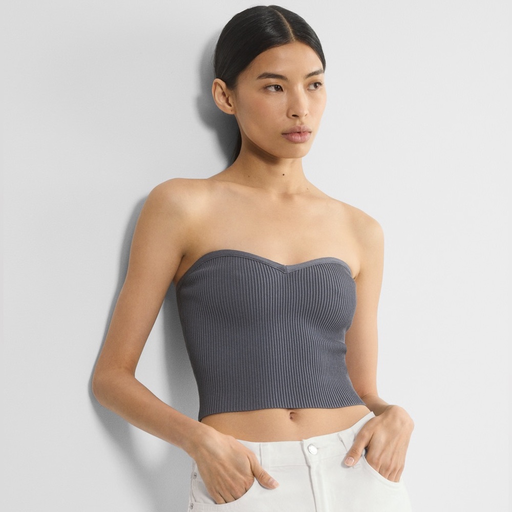 Aritzia Green Sweetheart Tube Top - Picture 2 of 2
